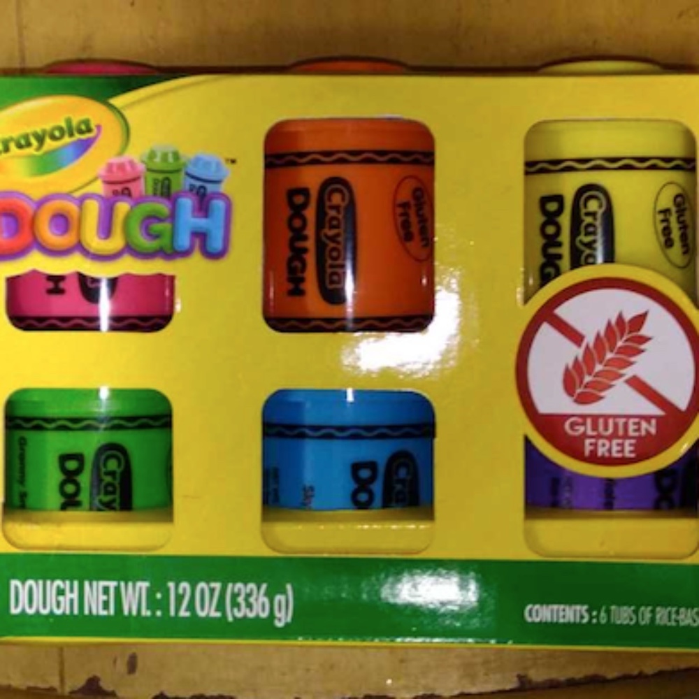 6-pack of Gluten Free Crayola Dough